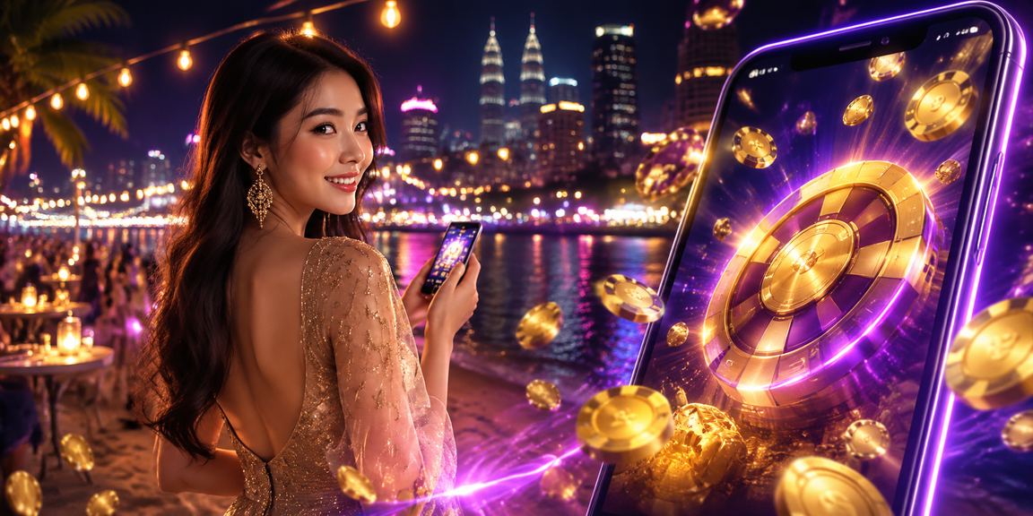 Kelihatan paparan aplikasi kasino mudah alih mibox88 di Kuala Lumpur