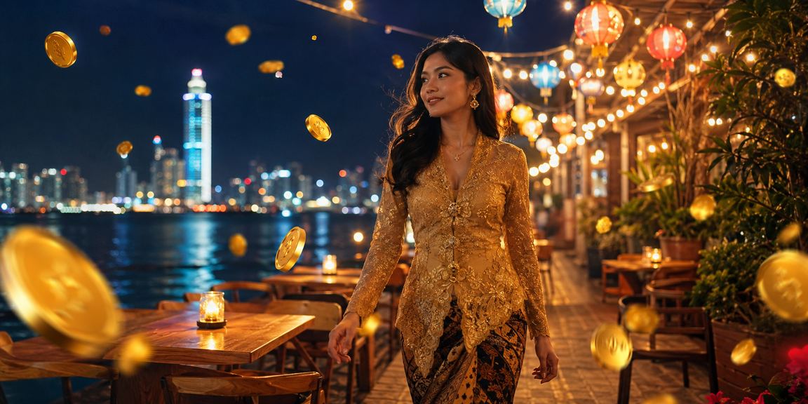 Antara muka hiburan kasino bercirikan kebaya di Penang menunjukkan suasana permainan